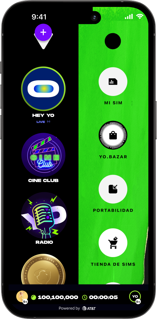 YO Mobile NA — entertainment hub plus carrier features